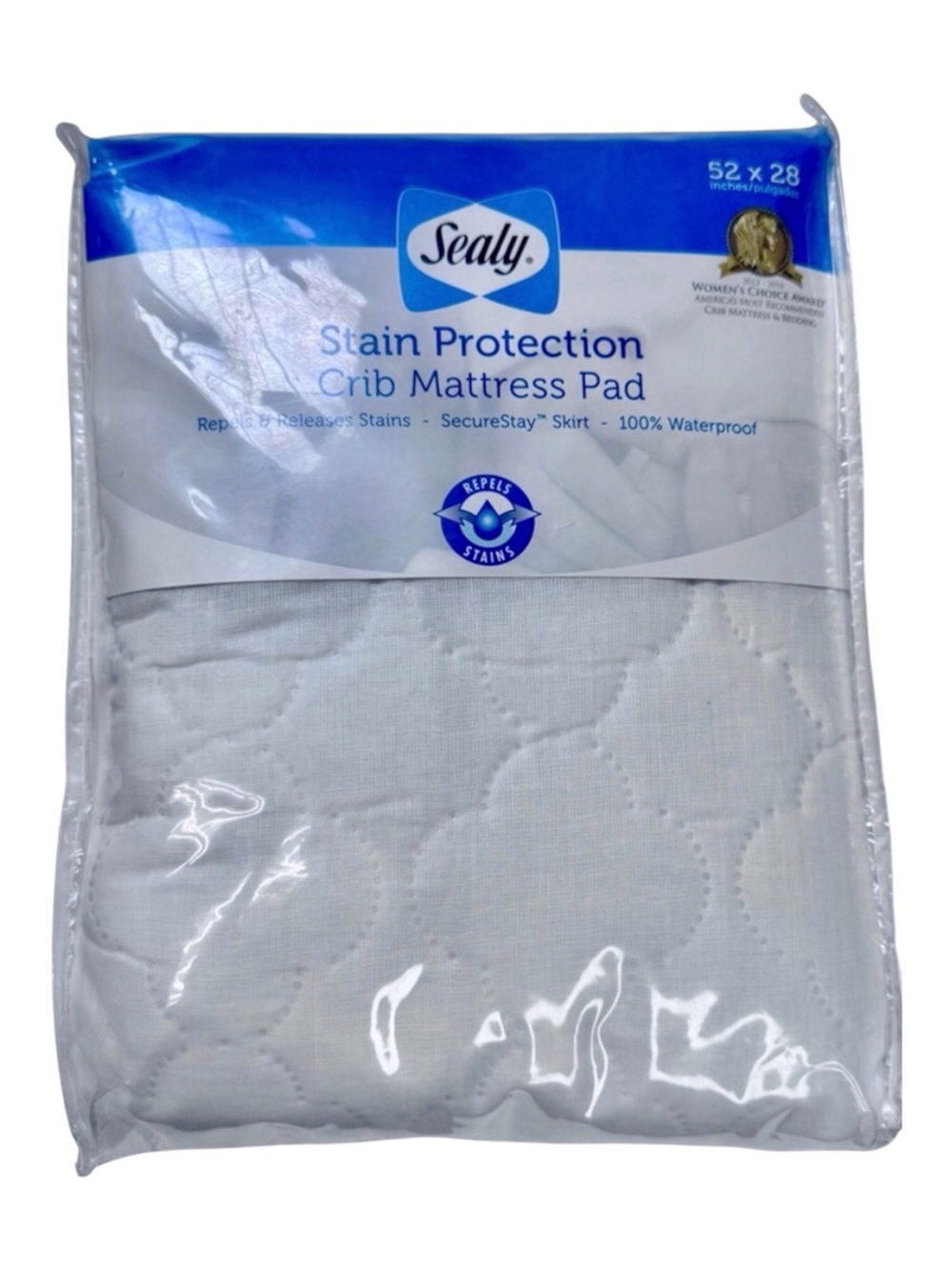 Sealy Crib Mattress Pad New Stain Protection